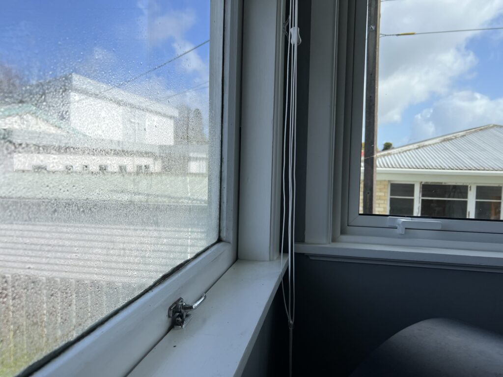 Side windows upgraded with SuperTherm™ double glazing, while doors remain single-glazed. By day two, the dramatic reduction in condensation was clear.